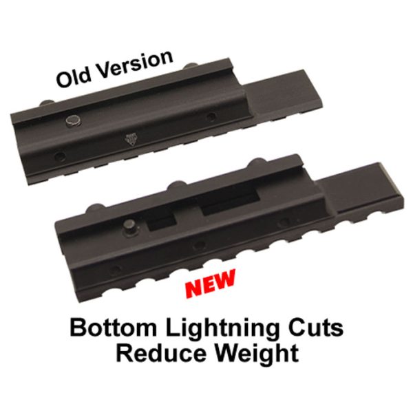 mnt-pmtowl-a-006. UTG New Gen Dovetail to Picatinny/ Weaver Adaptor Mount