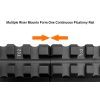 mt-rsx5s-004. UTG Super Slim Picatinny Riser Mount, 0.5" Height, 3 Slots