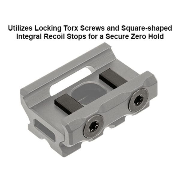 mt-rsx5s-005. UTG Super Slim Picatinny Riser Mount, 0.5" Height, 3 Slots