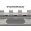 mt-rsx5s-006. UTG Super Slim Picatinny Riser Mount, 0.5" Height, 3 Slots