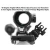 mt-945-002. UTG ACCU-SYNC 45 Degree Angle Flip Up Rear Sight