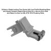 mt-745-005. UTG ACCU-SYNC 45 Degree Angle Flip Up Front Sight