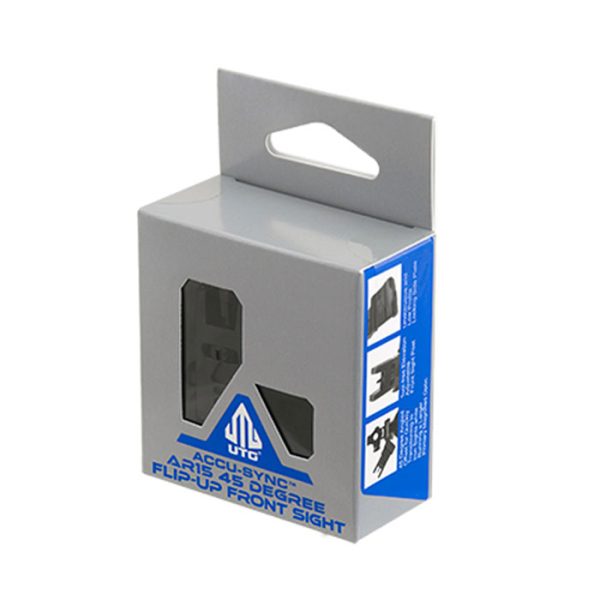 mt-745-007. UTG ACCU-SYNC 45 Degree Angle Flip Up Front Sight