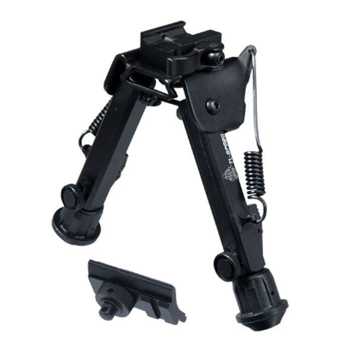 tl-bp98q-001. UTG Super Duty Bipod, Quick Detach, 6.0"- 8.5" Center Height