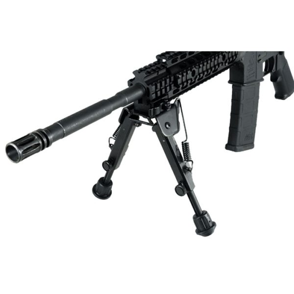 tl-bp98q-002. UTG Super Duty Bipod, Quick Detach, 6.0"- 8.5" Center Height