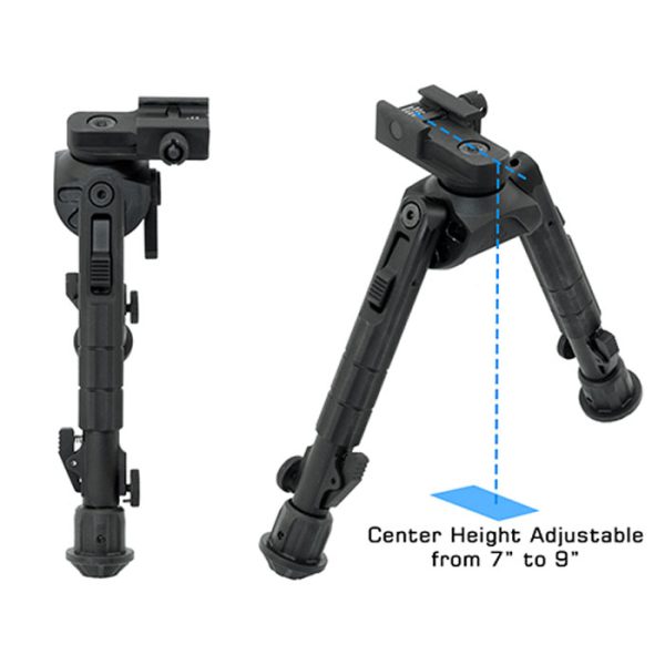 tl-bp01-a--002. UTG Recon 360 TL Bipod, 7"-9" Center Height, Picatinny