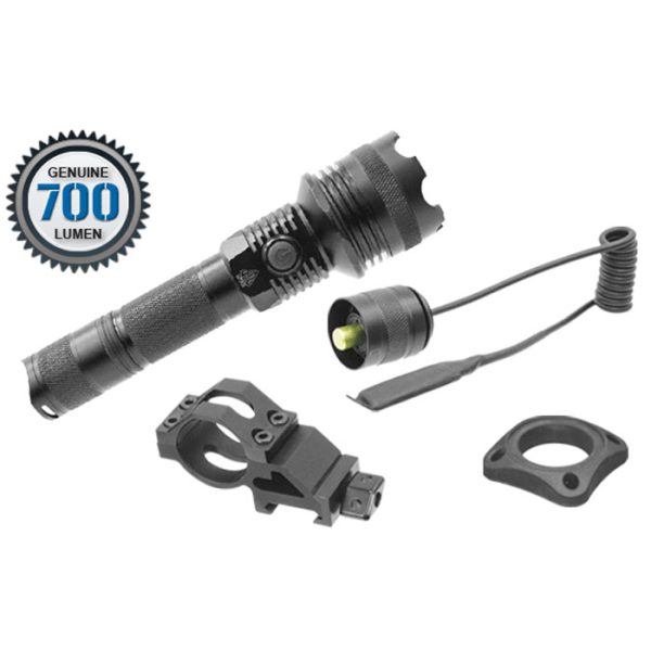 lt-el700-002. UTG LIBRE Intensity Adjustable LED Flashlight, 700 Lumen
