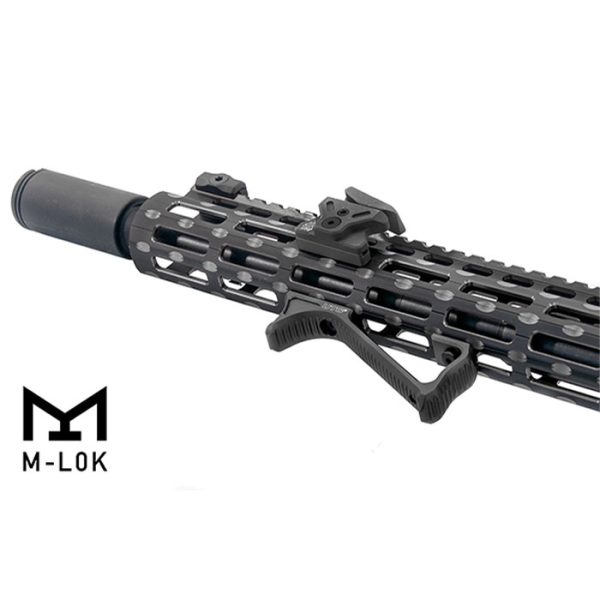 mt-afgm01-005. UTG Ultra Slim Angled Foregrip, M-LOK, Matte Black