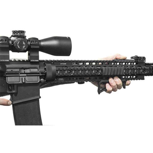 mt-afgp01-003. UTG Ultra Slim Angled Foregrip, Picatinny, Matte Black