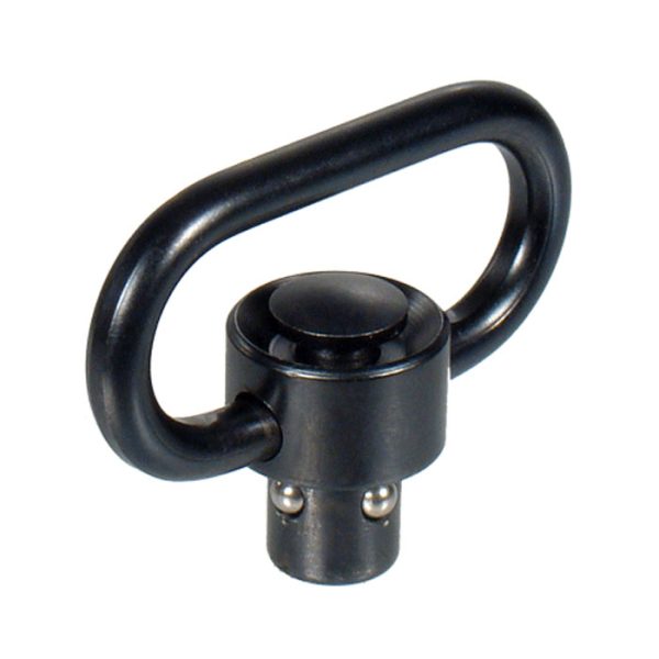 tl-qdsw18-001. UTG Heavy Duty Push Button QD Sling Swivel, 1.38" Loop