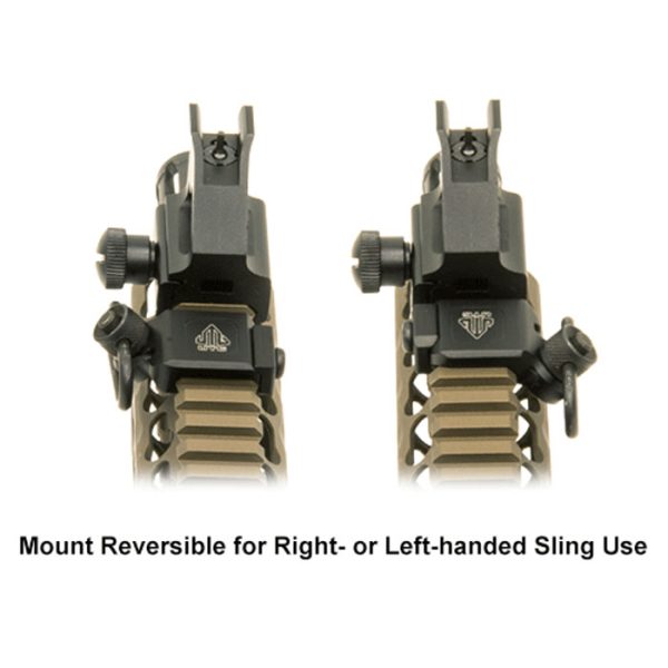 tl-swpm01-004. UTG Low-Pro Picatinny-Mount Angled QD Sling Swivel Adaptor