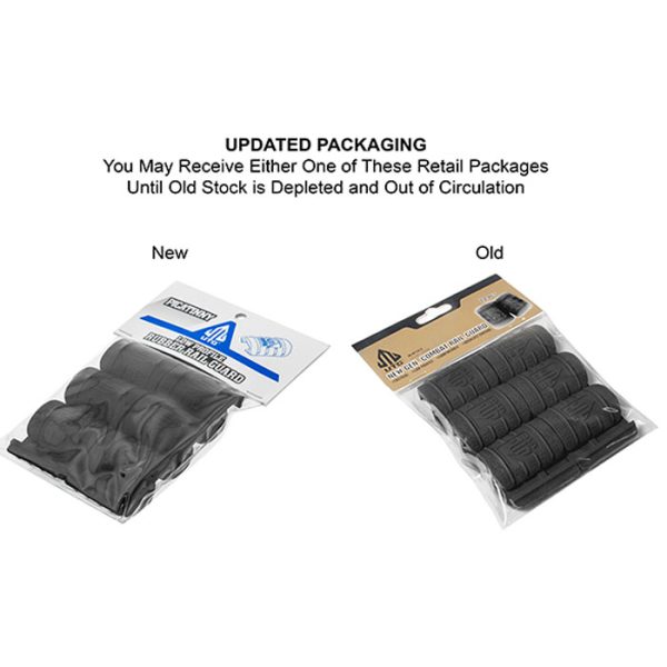rb-hp12b-b-004. UTG Low Profile Max Security Rubber Rail Guard, 12pcs, Black