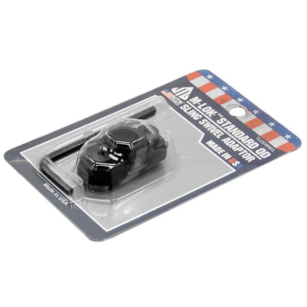 tlusw001-006. UTG PRO M-LOK Standard QD Sling Swivel Adaptor, Black