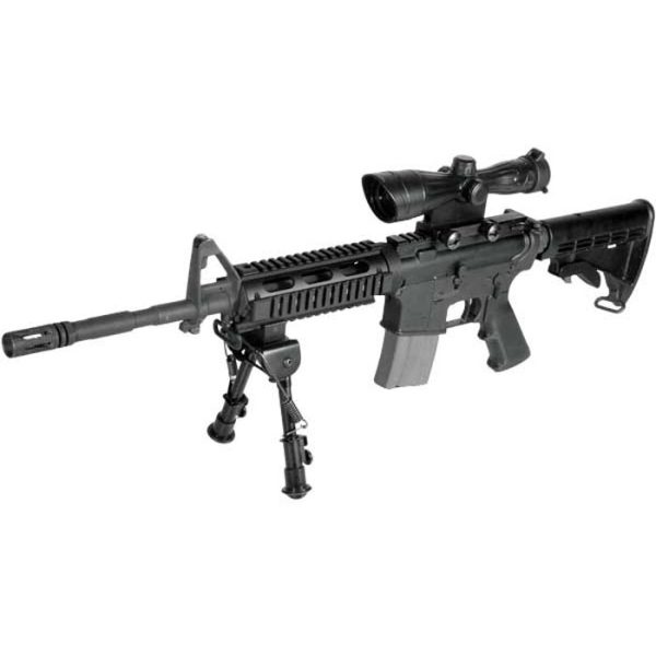 mtu001-004. UTG PRO Model 4/AR15 Car Length Drop-in Quad Rail, Black