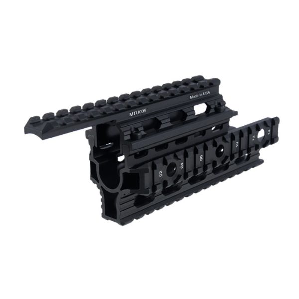 mtu009-001. UTG PRO Universal AK47 Quad Rail Handguard