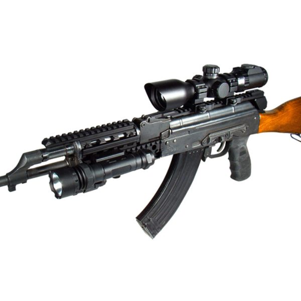 mtu009-002. UTG PRO Universal AK47 Quad Rail Handguard