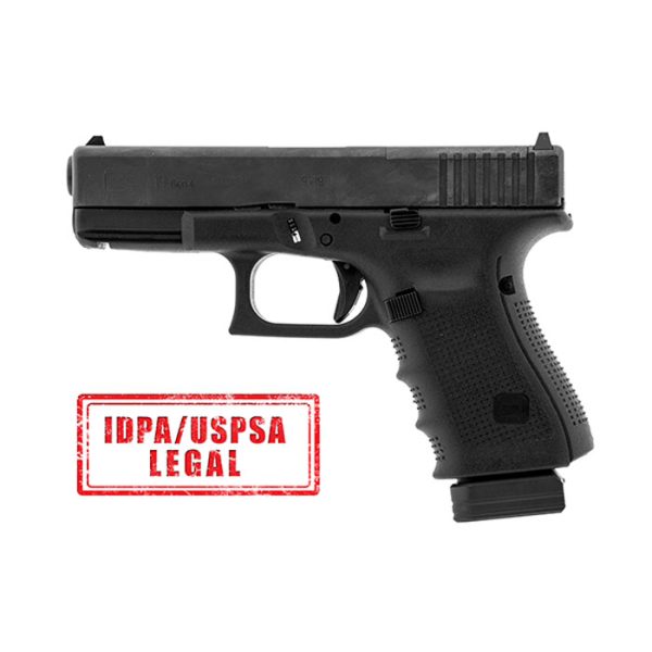 pubgl01-005. UTG PRO +0 Base Pad, Glock Small Frame, Matte Black Aluminium