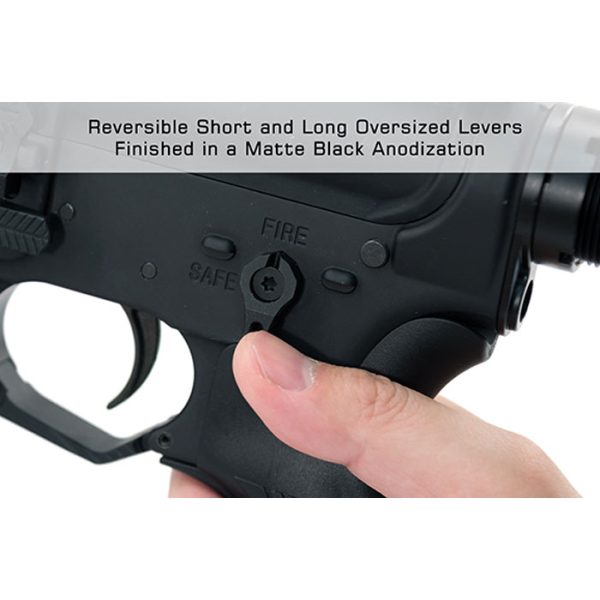 tlt-tkslt-003. UTG AR15 Ambidextrous 45/90 Safety Selector, Matte Black