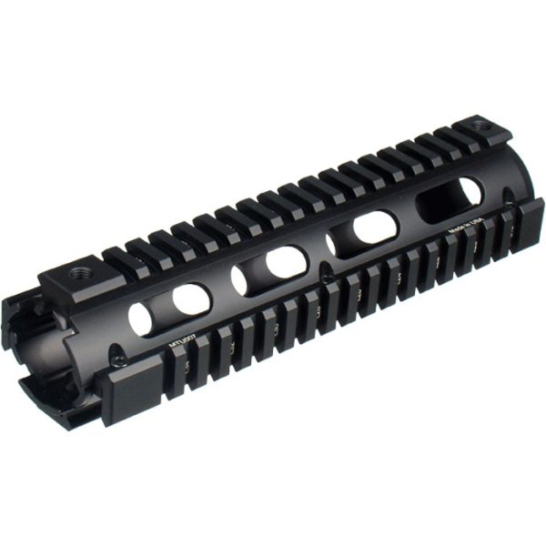 mtu007-001. UTG PRO AR15 Mid Length Drop-in Quad Rail, Black