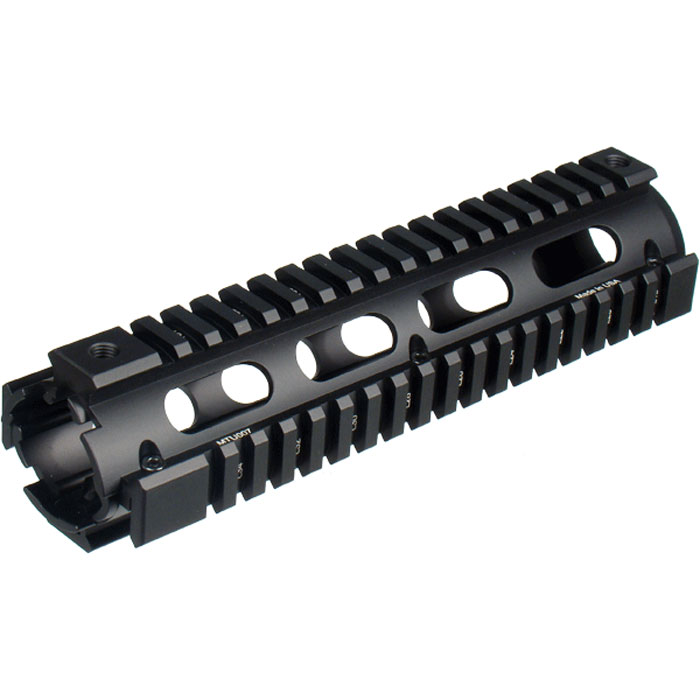 mtu007-001. UTG PRO AR15 Mid Length Drop-in Quad Rail, Black