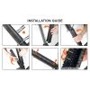 mtu007-004. UTG PRO AR15 Mid Length Drop-in Quad Rail, Black