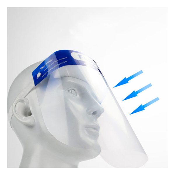 ppe-face-shield-003. Protective Face Shield with Foam and Elastic Band