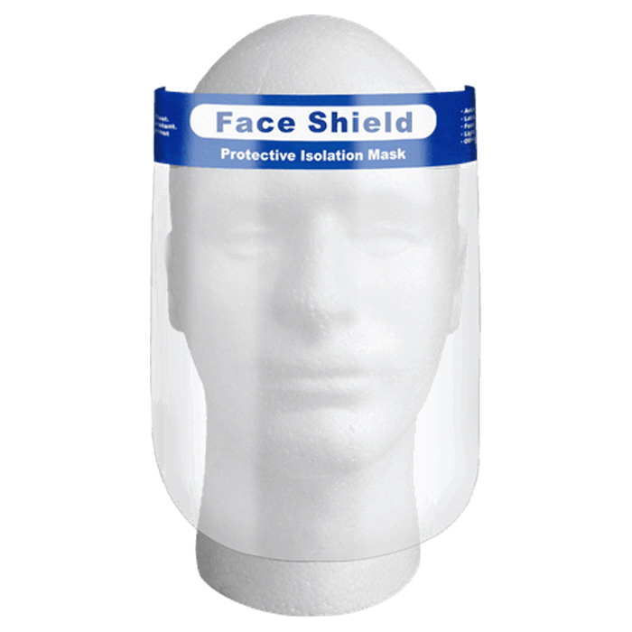 ppe-face-shield-001. Protective Face Shield with Foam and Elastic Band