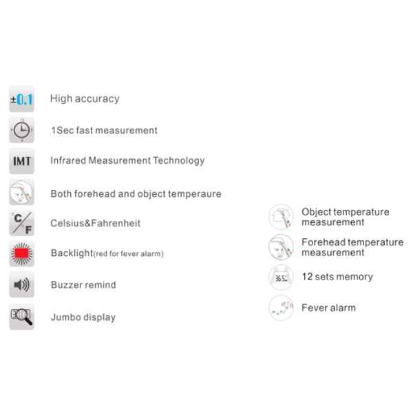 fr880-003. Non-Contact Digital Infra-Red Thermometer