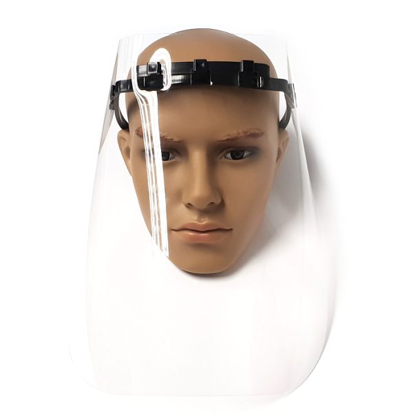 2-piece-face-shield-002. 2 Piece Complete Reuseable Protective Face Shield with Replaceable Visor/Shield
