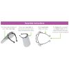 2-piece-face-shield-005. 2 Piece Complete Reuseable Protective Face Shield with Replaceable Visor/Shield