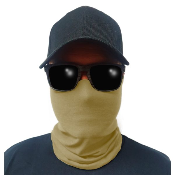 sa-50207-multi-use-tubular-bandana-gator-face-shie. Multi-Use Tubular Bandana/Gator Face Shield - Tactical Tan