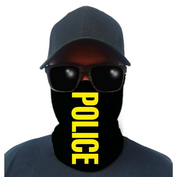 multi-use-tubular-bandana-gator-face-shield---poli. Multi-Use Tubular Bandana/Gator Face Shield - POLICE