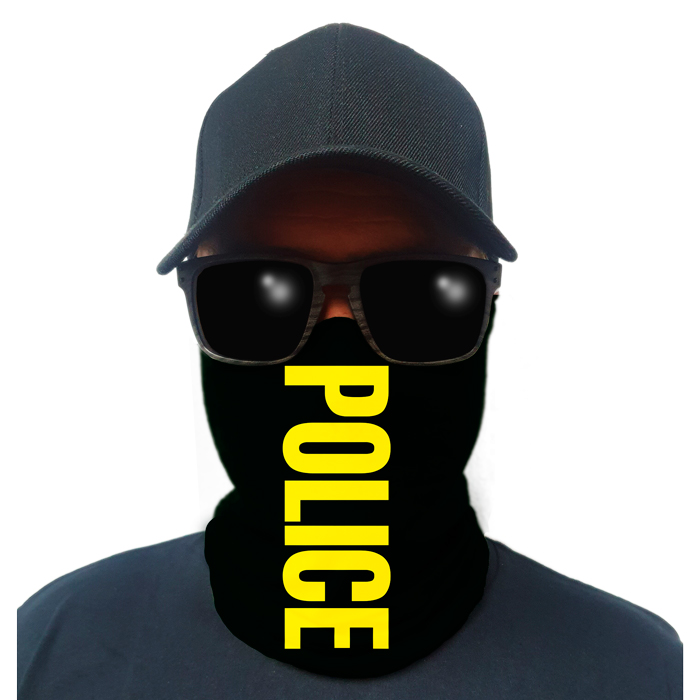 multi-use-tubular-bandana-gator-face-shield---poli. Multi-Use Tubular Bandana/Gator Face Shield - POLICE