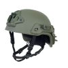 viper-3-iiia-ballistic-helmet-od-001. Viper 3 Level IIIA L6 Helmet with NVG Mount, Side Rails, 7 Pad RD Harness - Various