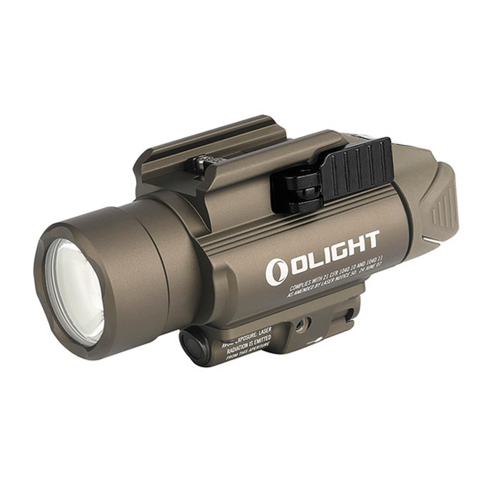 olight-baldr-pro-1350-lumen-weaponlight-with-5mw-g. OLIGHT BALDR-PRO 1350 Lumen Weaponlight with 5mw Green Laser - Tan