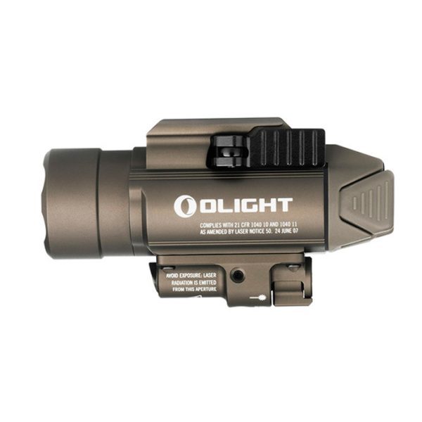 olight-baldr-pro-1350-lumen-weaponlight-with-5mw-g. OLIGHT BALDR-PRO 1350 Lumen Weaponlight with 5mw Green Laser - Tan