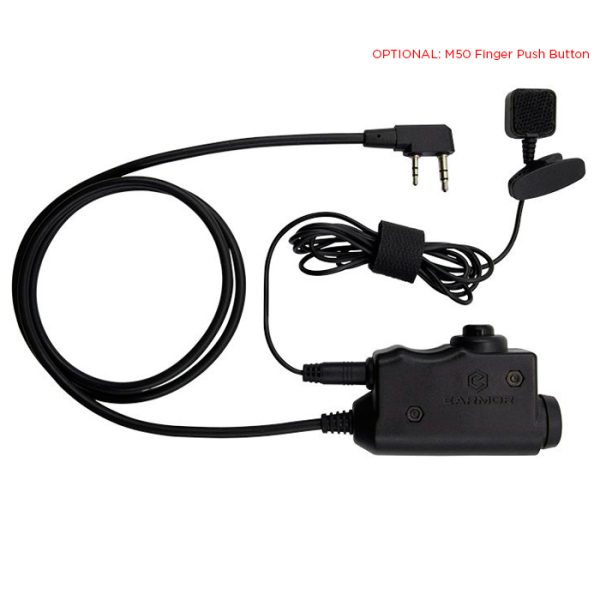 earmor-emm51-005. Earmor M51 Tactical PTT Adaptor for Earmor M32 Hearing Protectors - Various