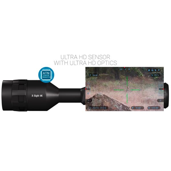 atn-dgwsxs3144kp-003. ATN X-Sight 4K, 3-14x, Pro Edition Smart Day/Night Hunting Rifle Scope