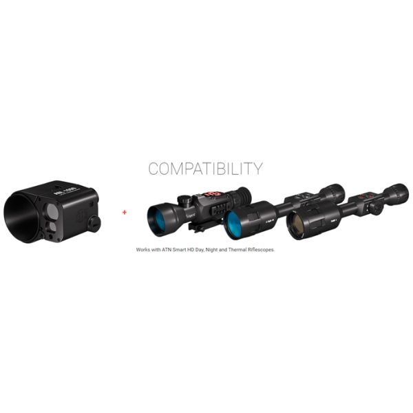 atn-acmuabl1000-008. ATN Auxiliary Ballistic Laser Rangefinder 1500M
