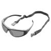 gg-45gaf-elvex-go-specs-ii-ballistic-glasses,-afpc. Elvex Go-Specs II Ballistic Glasses, AF/PC Lens, Strap System, Black/Grey Frame - Grey