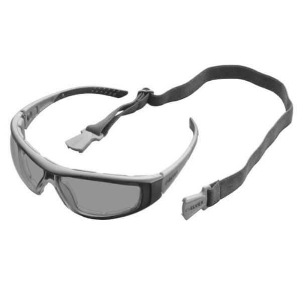 gg-45gaf-elvex-go-specs-ii-ballistic-glasses,-afpc. Elvex Go-Specs II Ballistic Glasses, Strap System, Black/Grey Frame - 3 Lens Set