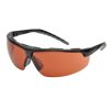 sg-56bb-elvex-denali-ballstic-glasses-hc-pc-lens,-. Elvex Denali Ballstic Glasses Black Frame w/Grey Soft Accents - 4 Lens Set