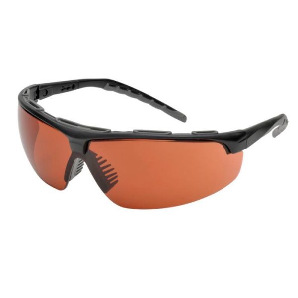 sg-56bb-elvex-denali-ballstic-glasses-hc-pc-lens,-. Elvex Denali Ballstic Glasses Black Frame w/Grey Soft Accents - 4 Lens Set