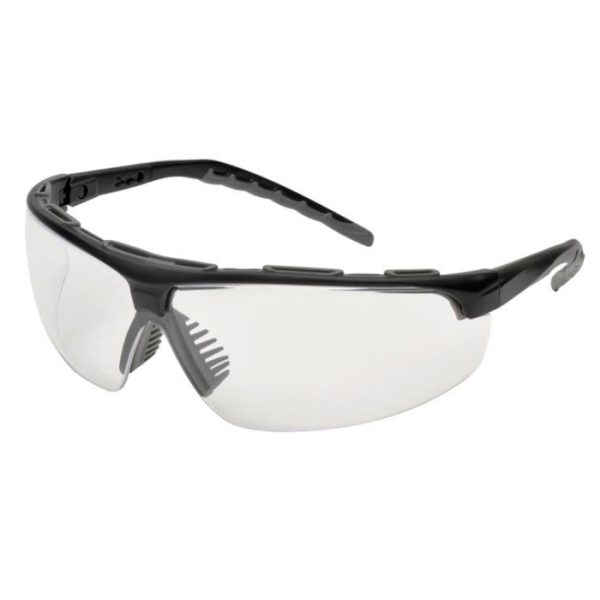 sg-56caf-elvex-denali-ballstic-glasses-af-pc-lens,. Elvex Denali Ballstic Glasses Black Frame w/Grey Soft Accents - 4 Lens Set