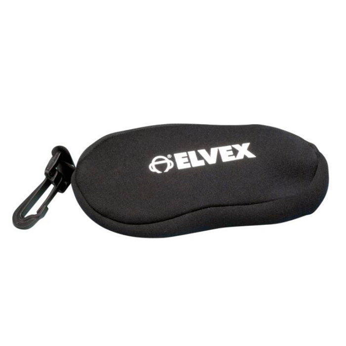sgb-10-elvex-foam-padded-nylon-eyewear-case,-zippe. Elvex Foam Padded Nylon Eyewear Case, Zipper Closure, Belt Clip - Black