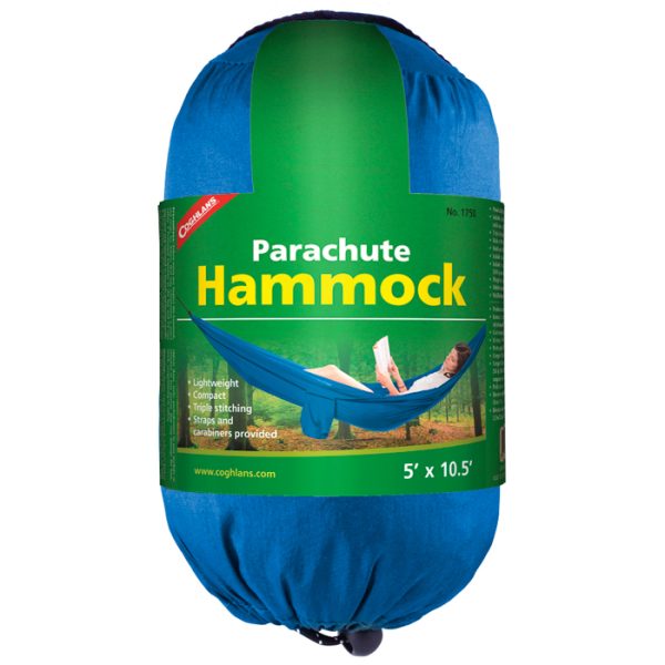 cog1750-coghlan's-single-parachute-hammock-blue-00. Coghlan's Single Parachute Hammock Blue