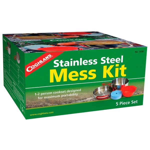 cog1930-coghlan's-single-person-stainless-mess-kit. Coghlan's Single Person Stainless Mess Kit