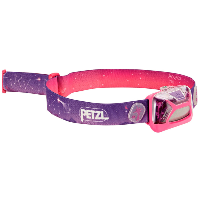 pete091ba01-petzl-tikkid-30-lumens-kids-headlamp--. Petzl Tikkid 30 Lumens Kids Headlamp - Pink