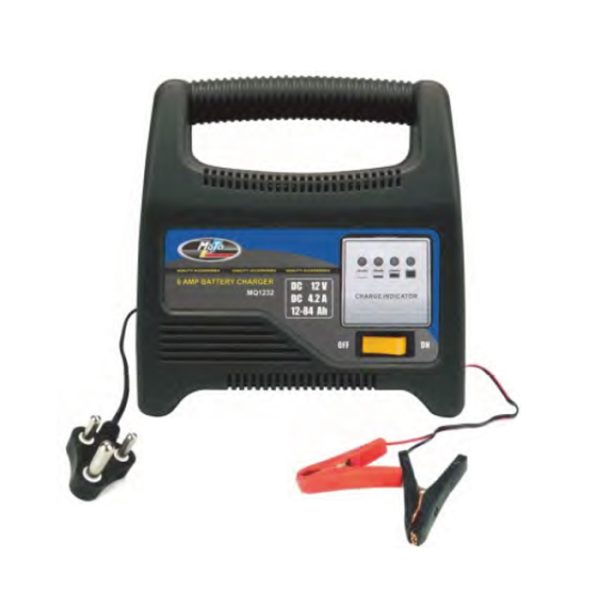 mq1232-001. Moto-Quip 6 Amp Moto-Quip Battery Charger