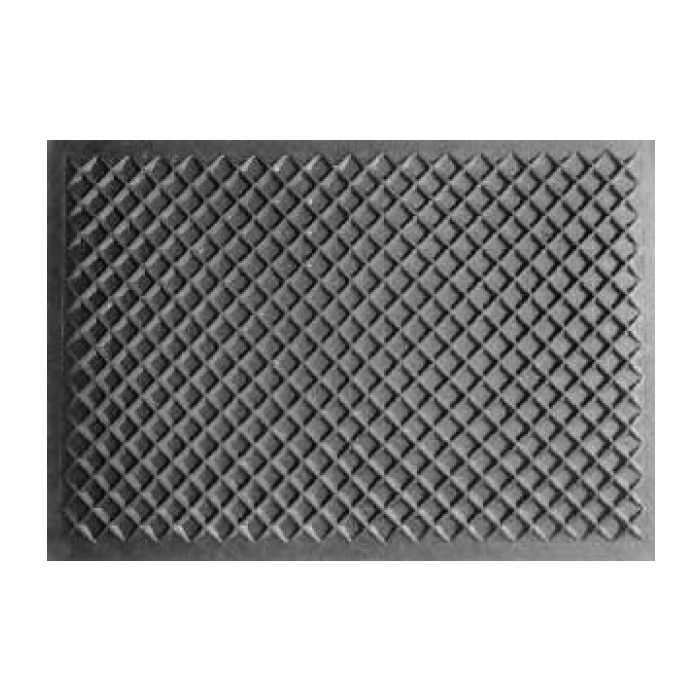 mq2401-001. Moto-Quip Black Rubber Mat, Size - 50cm x 35cm